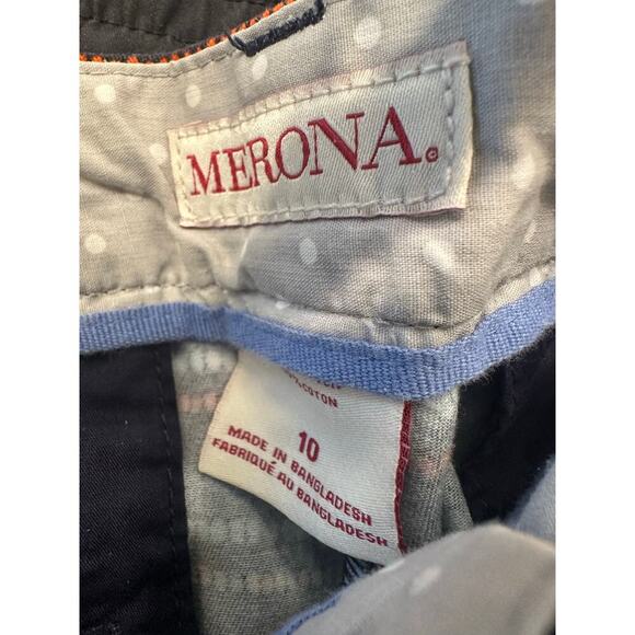 Merona colorful Women’s short size 10 cotton summer beach mom - Picture 3 of 4